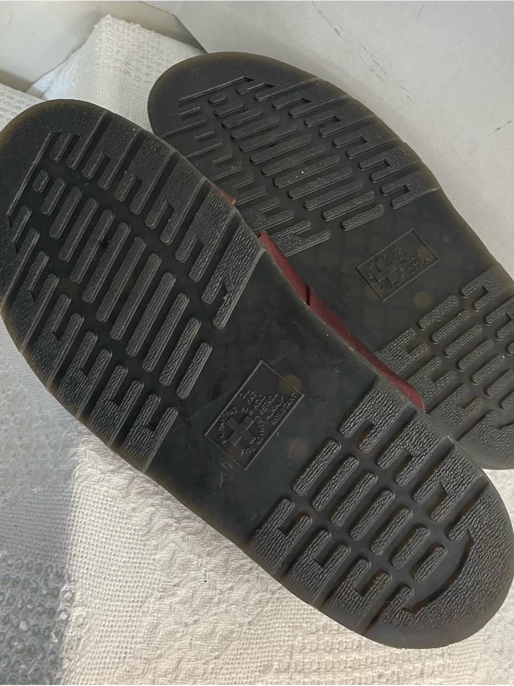 Dr. Martens Brown Brelada Leather Double-Strap Slide Sandals Size 13 - Picture 7 of 10